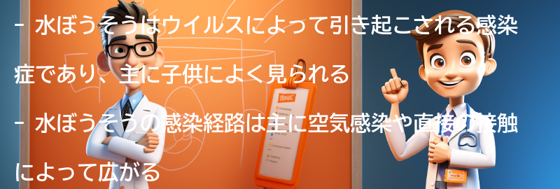 水ぼうそうの感染経路と予防方法の要点まとめ