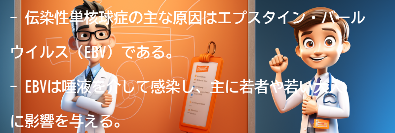 伝染性単核球症の主な原因は何ですか？の要点まとめ