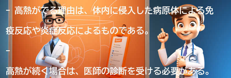 高熱がでる理由とは？の要点まとめ