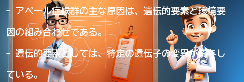 アペール症候群の主な原因は何ですか？の要点まとめ