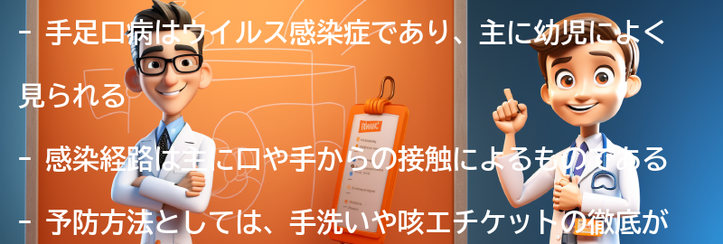 手足口病の感染経路と予防方法の要点まとめ