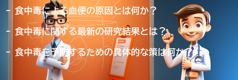 食中毒に関する最新の研究と予防策の要点まとめ