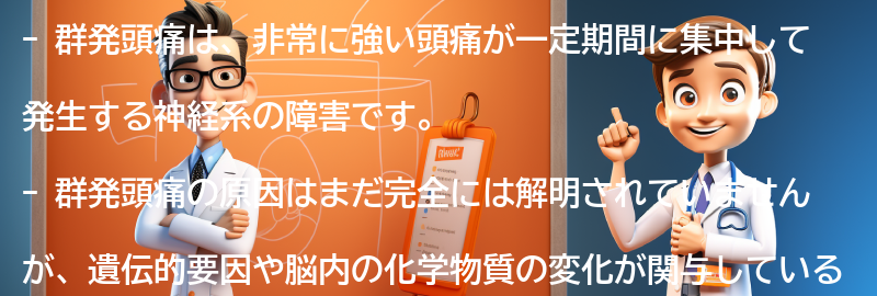 群発頭痛とは何か？の要点まとめ