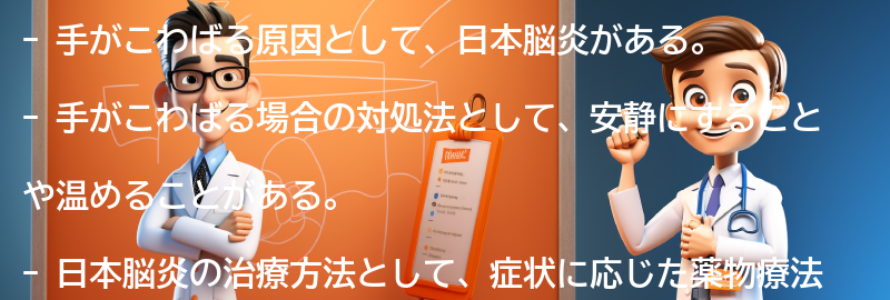 手がこわばる場合の対処法と治療方法の要点まとめ