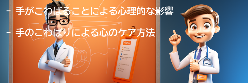 手がこわばることによる心理的な影響と心のケア方法の要点まとめ