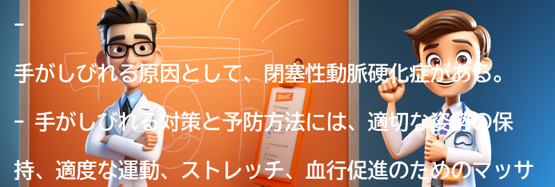 手がしびれる対策と予防方法の要点まとめ