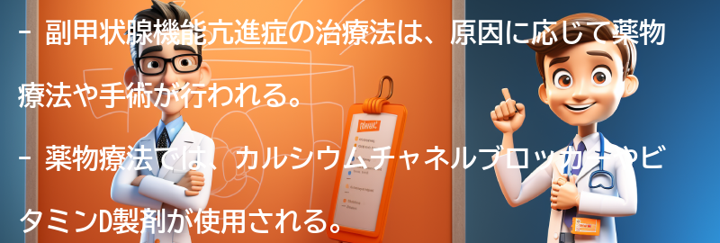 副甲状腺機能亢進症の治療法と管理方法の要点まとめ