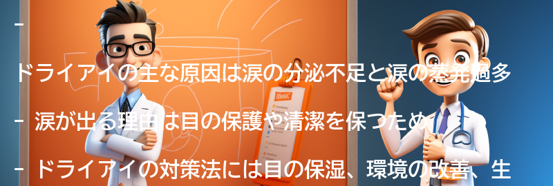 涙が出る理由とは？の要点まとめ