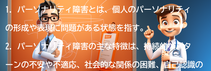 パーソナリティ障害に関するよくある質問と回答の要点まとめ