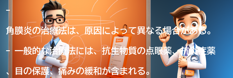 角膜炎の治療法とは？の要点まとめ