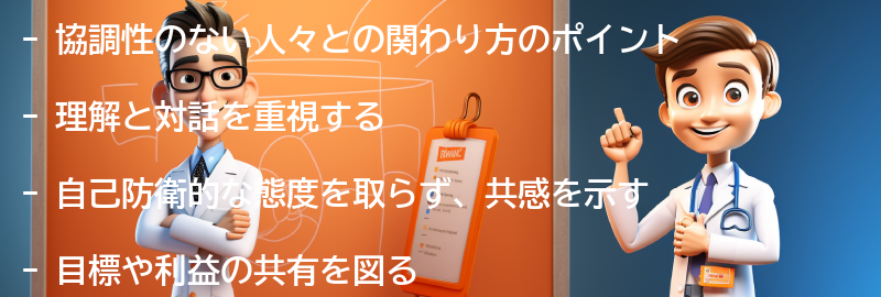 協調性のない人々との関わり方のポイントの要点まとめ