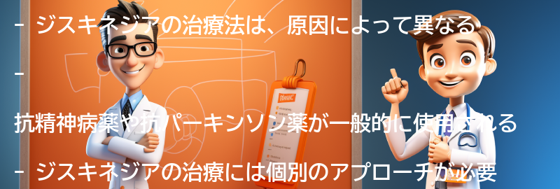 ジスキネジアの治療法とは何ですか？の要点まとめ