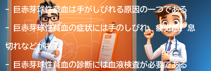 巨赤芽球性貧血の症状と診断方法の要点まとめ