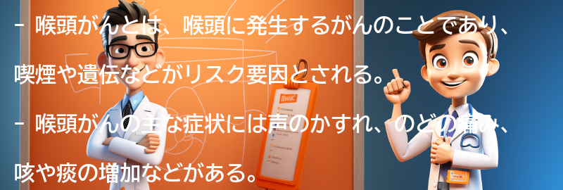 喉頭がんと向き合うためのサポートとリソースの要点まとめ