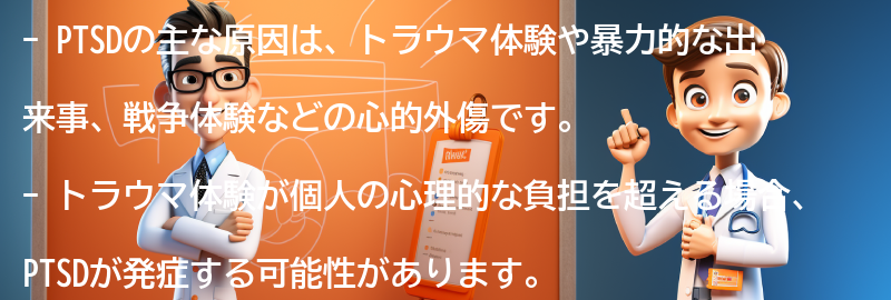 PTSDの主な原因とは？の要点まとめ