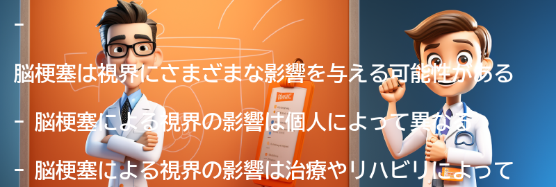 脳梗塞が視界に与える影響とは？の要点まとめ