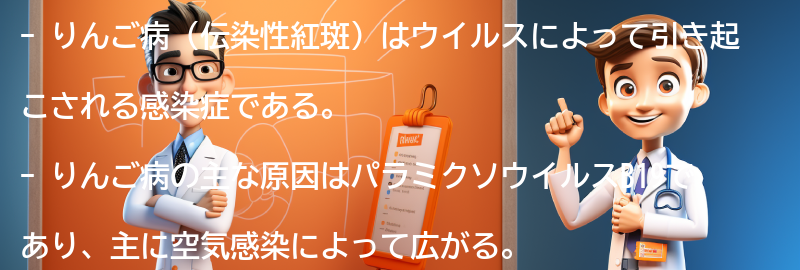 りんご病の主な原因と感染経路の要点まとめ