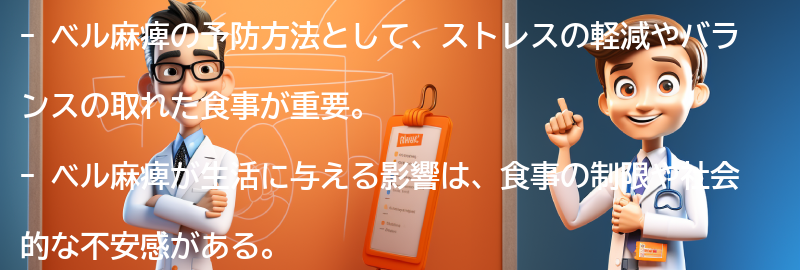 ベル麻痺の予防方法と生活への影響の要点まとめ