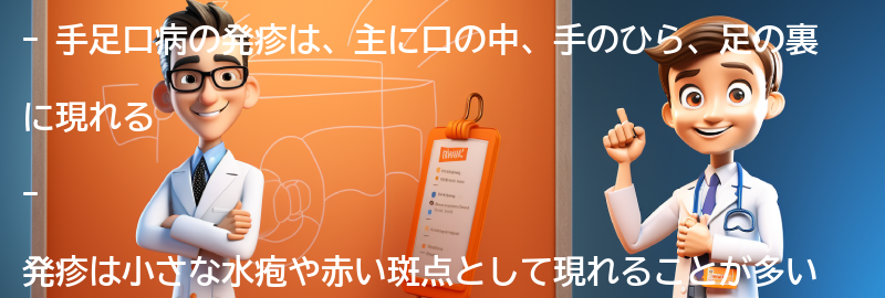 手足口病の発疹について詳しく解説の要点まとめ