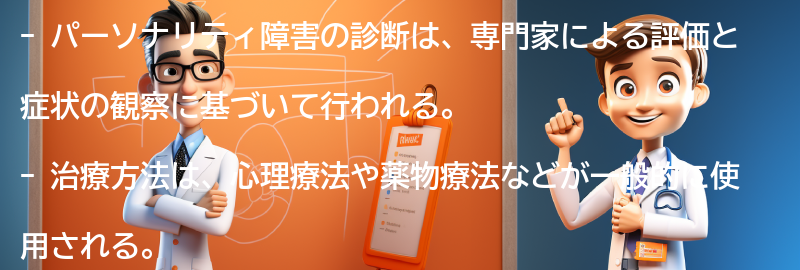 パーソナリティ障害の診断と治療方法の要点まとめ