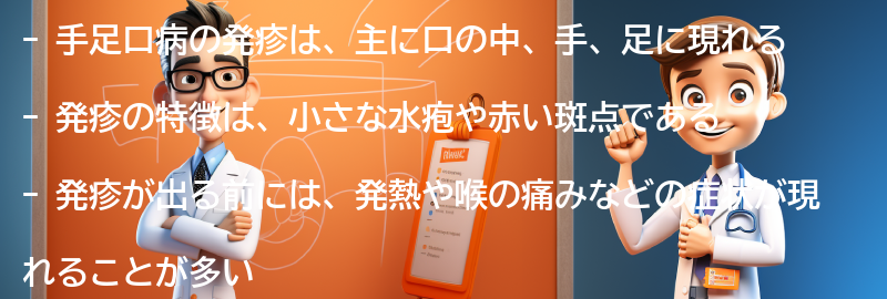 手足口病の発疹に関するよくある質問と回答の要点まとめ