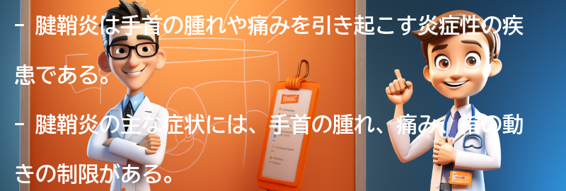 腱鞘炎の症状と診断方法の要点まとめ