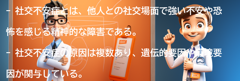 社交不安症との向き合い方の要点まとめ