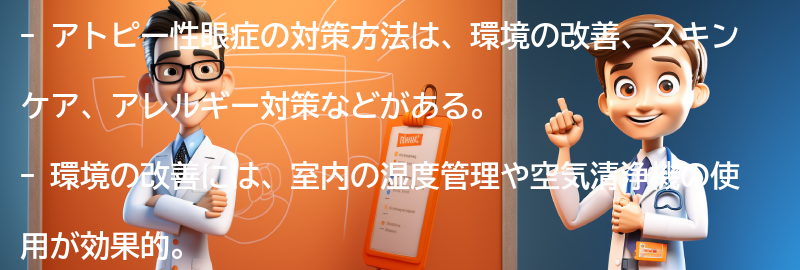 アトピー性眼症の対策方法とは？の要点まとめ