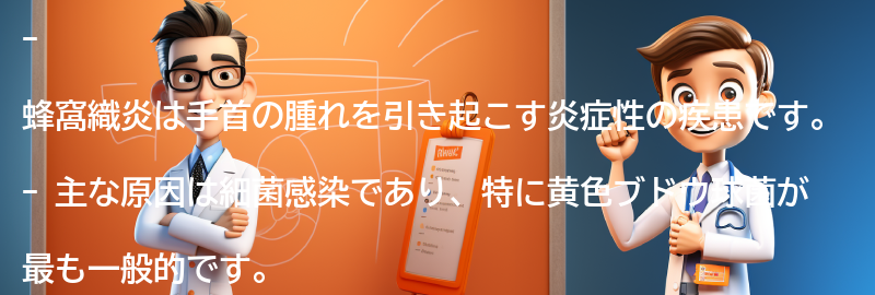 蜂窩織炎の原因は何ですか？の要点まとめ