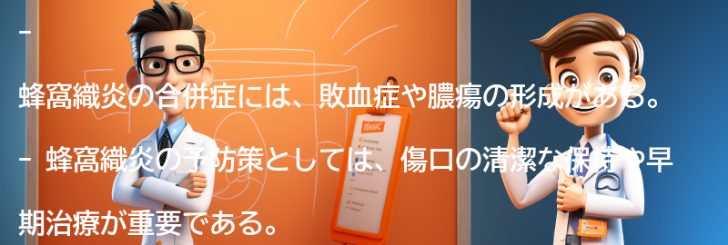 蜂窩織炎の合併症と予防策の要点まとめ