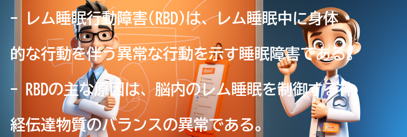 レム睡眠行動障害(RBD)とはの要点まとめ