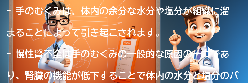 手のむくみとは何ですか？の要点まとめ