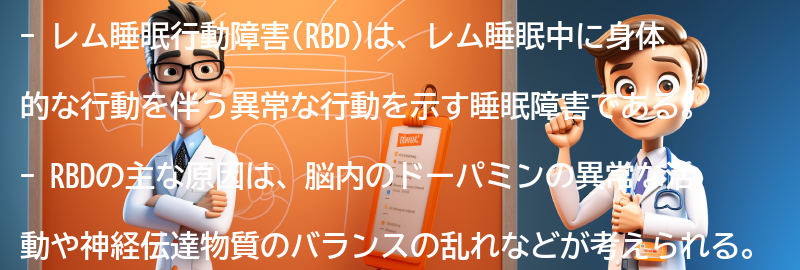 レム睡眠行動障害の経験談と対策の共有の要点まとめ