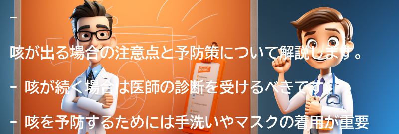 咳が出る場合の注意点と予防策の要点まとめ