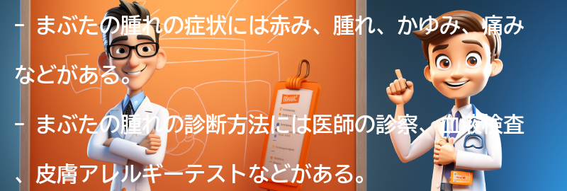 まぶたの腫れの症状と診断方法の要点まとめ