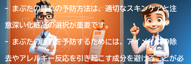 まぶたの腫れの予防方法の要点まとめ