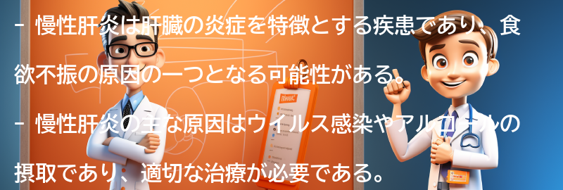 慢性肝炎とは何ですか？の要点まとめ