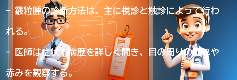 霰粒腫の診断方法とは？の要点まとめ