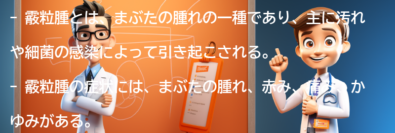 霰粒腫に関するよくある質問と回答の要点まとめ