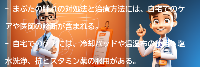 まぶたの腫れの対処法と治療方法の要点まとめ