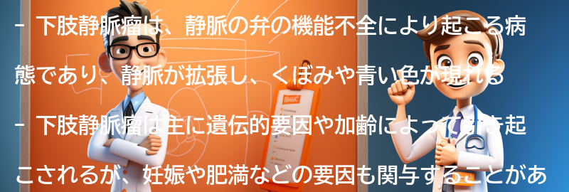 下肢静脈瘤とは何ですか？の要点まとめ