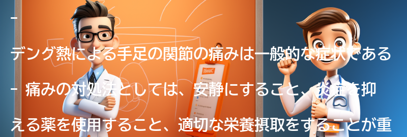 手足の関節の痛みの対処法の要点まとめ