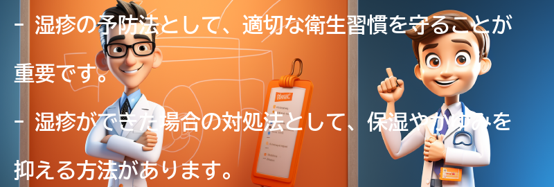 湿疹がでる予防法と対処法の要点まとめ