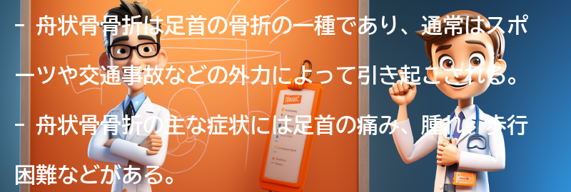 舟状骨骨折とは何ですか？の要点まとめ