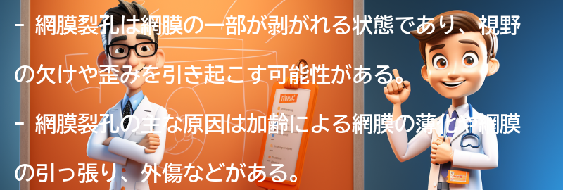 網膜裂孔とは何ですか？の要点まとめ