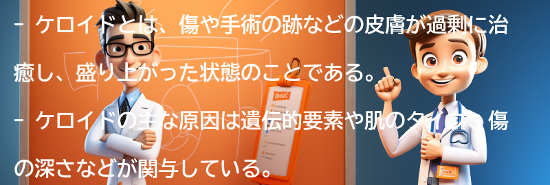 ケロイドに関するよくある質問と回答の要点まとめ