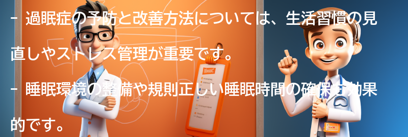 過眠症の予防と改善方法の要点まとめ