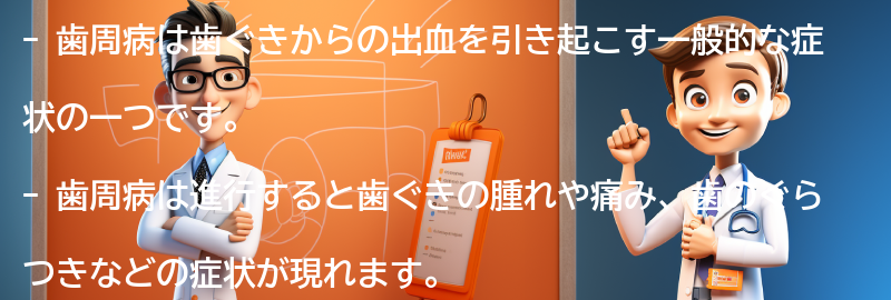 歯周病の症状と進行の仕方の要点まとめ