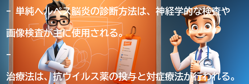 単純ヘルペス脳炎の診断方法と治療法の要点まとめ