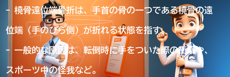 橈骨遠位端骨折とは？の要点まとめ